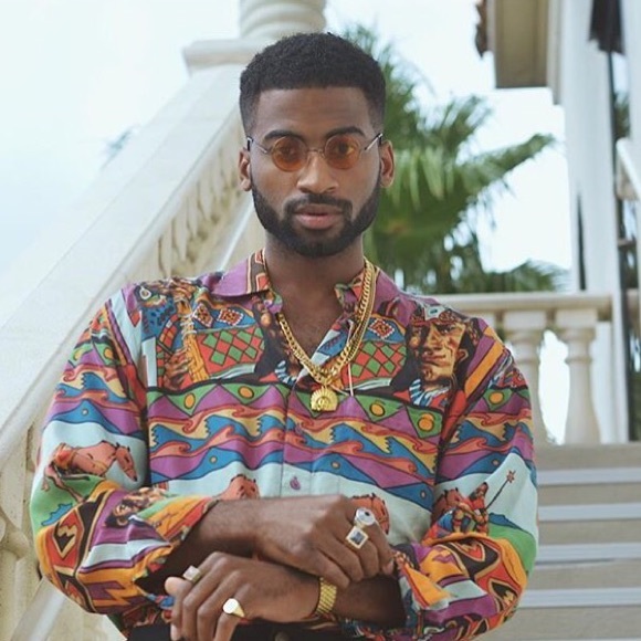 Silk Patterned Mens Shirt - Picture 1 of 5